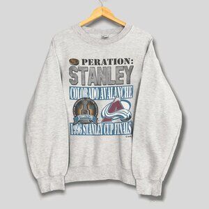 1996 Vintage Colorado Avalanche Hockey Stanley Cup Finals Sweatshirt, NHL Shirt
